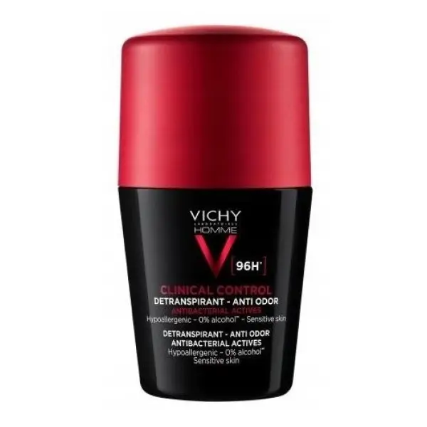 VICHY HOMME DEO ROLL-ON antyperspirant w kulce 96H 50 ml