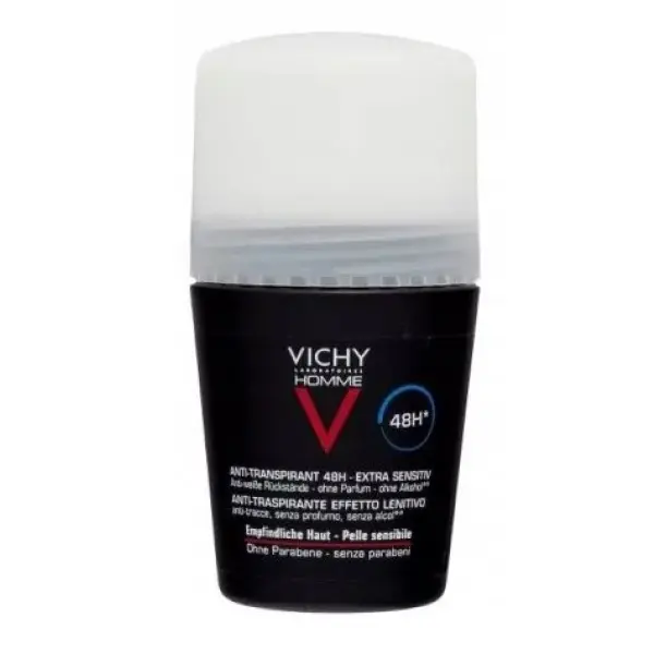 VICHY HOMME DEO ROLL-ON antypersporant w kulce 48H 50 ml