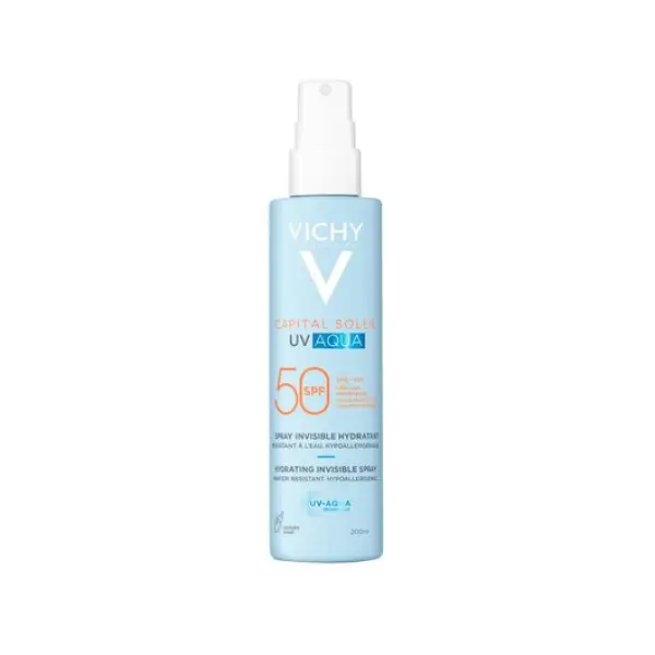 VICHY UV AQUA OCHRONNA MGIEŁKA PRZECIWSŁONECZNA DO TWARZY I CIAŁA SPF50 