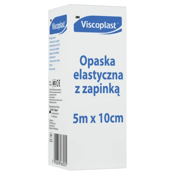 VISCOPLAST OPASKA ELASTYCZNA Z ZAPINKĄ 5M X 10 CM 1 SZTUKA
