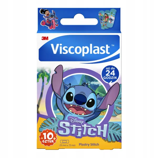 VISCOPLAST PLASTRY DLA DZIECI STITCH 10SZT.
