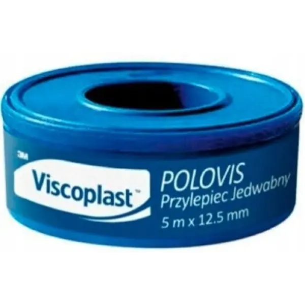 VISCOPLAST POLOVIS PRZYLEPIEC JEDWABNY 5M X 12.5 MM