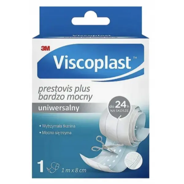 VISCOPLAST PRESTOVIS PLUS PLASTER UNIWERSALNY BARDZO MOCNY 1 M X 8 CM
