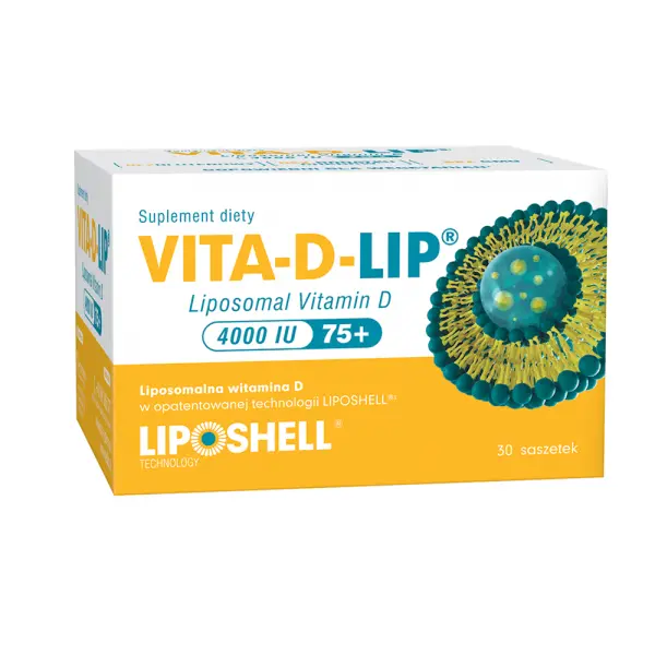 VITA-D-LIP Liposomalna witamina D 4000 IU - 30 sasz. - cena, dawkowanie, opinie 