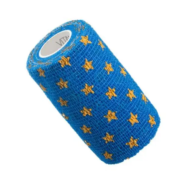 VITAMMY AUTOBAND ELASTYCZNY BANDAŻ KOHEZYJNY 10CM X 4,5 M GWIAZDKI 