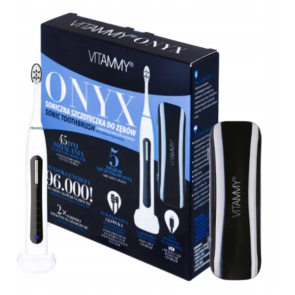 VITAMMY ONYX SONICZNA SZCZOTECZKA DO ZĘBÓW 