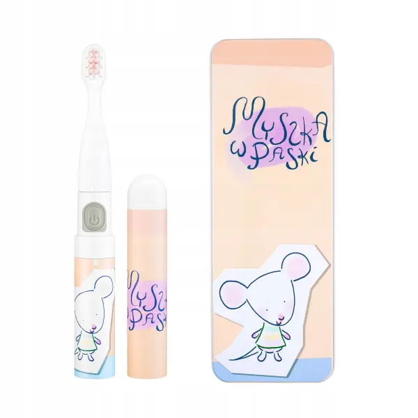 VITAMMY SZCZOTECZKA SONICZNA ELEKTRYCZNA Z ETUI DLA DZIECI 3+ MYSZKA