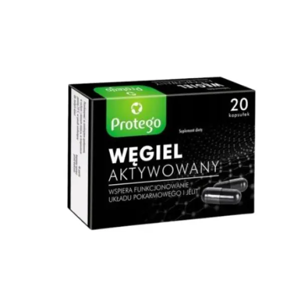 WĘGIEL AKTYWOWANY 20 KAPS. PROTEGO 