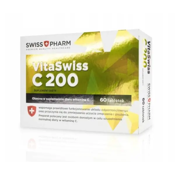 WITAMINA C 200 mg VITASWISS 50 tabl. 