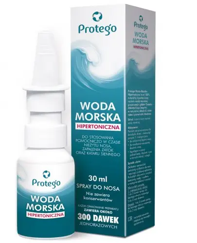 WODA MORSKA HIPERTONICZNA 30 ML PROTEGO 