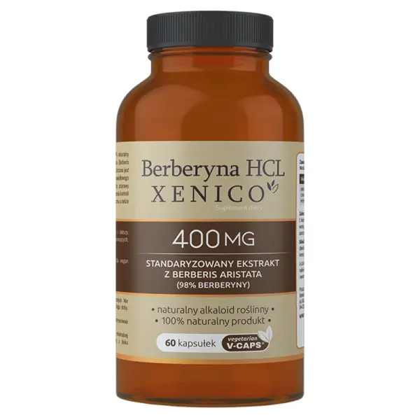 Xenico Berberyna HCL, 60 kapsułek 