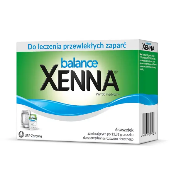 XENNA BALANCE DO LECZENIA PRZEWLEKŁYCH ZAPARĆ 6 SASZETEK