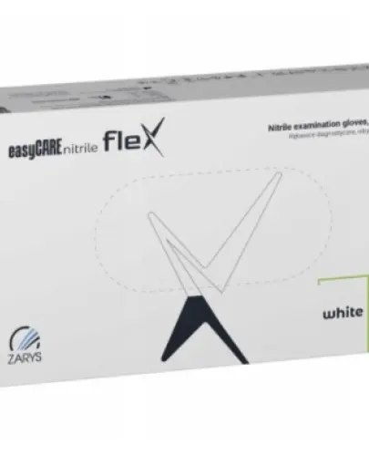 ZARYS RĘKAWICE NITRYLOWE L 100 SZT. KOLOR BIAŁY