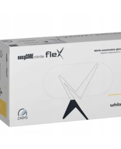 ZARYS RĘKAWICE NITRYLOWE M 100 SZT. KOLOR BIAŁY