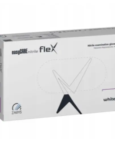 ZARYS RĘKAWICE NITRYLOWE XS 100 SZT. KOLOR BIAŁY