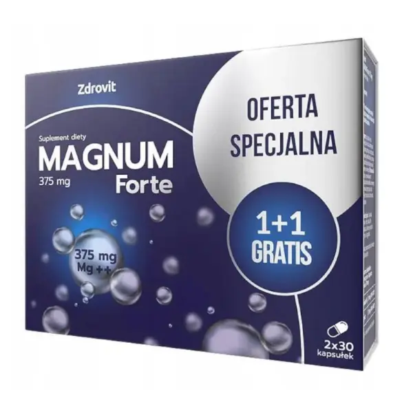 ZDROVIT MAGNUM FORTE 37 MG 60 KAPSUŁEK 