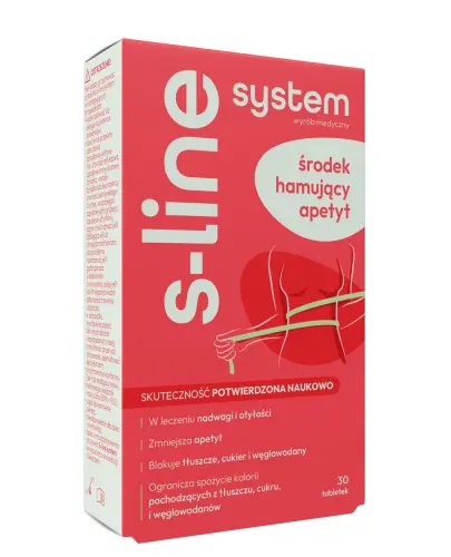 ZDROVIT S-LINE SYSTEM ŚRODEK HAMUJĄCY APETYT 30 TABLETEK 