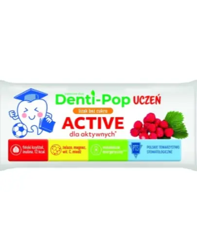 ZDROWY LIZAK DENTI TOP ACTIVE smak poziomka 1 szt.