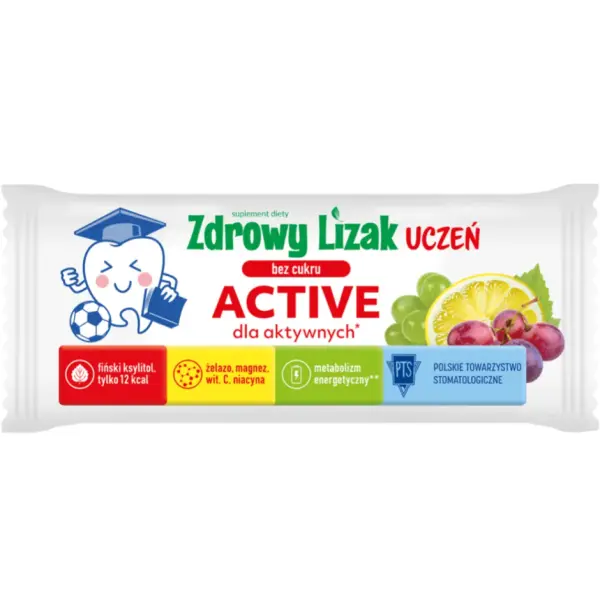 ZDROWY LIZAK UCZEŃ FOCUS NA KONCENTRACJĘ BEZ CUKRU 1 SZTUKA