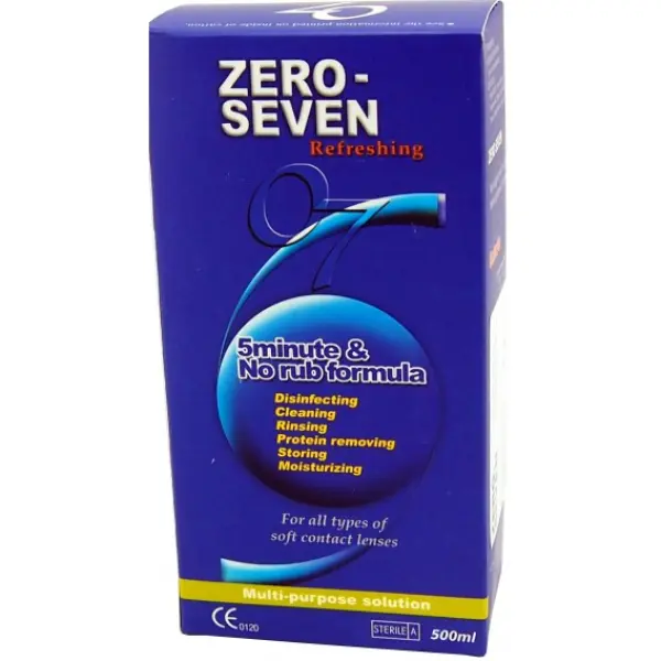 ZERO-SEVEN Płyn do soczewek - 500 ml