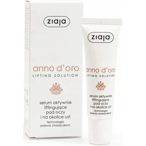 ZIAJA ANNO D'ORO SERUM AKTYWNE LIFTINGUJĄCE POD OCZY I OKOLICE UST 30ML