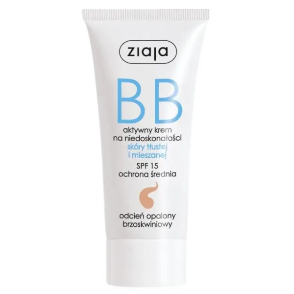 Ziaja BB Krem koloryzujący OPALONY BRZOSKWINIOWY SPF 11-20 50 ml