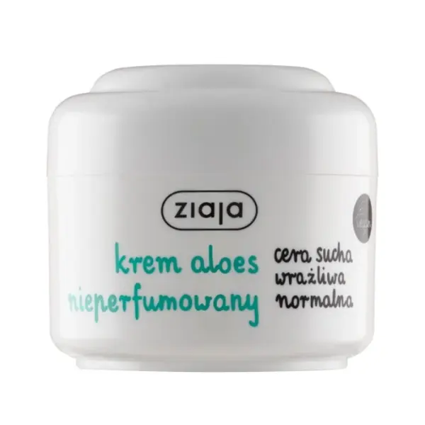 Ziaja Krem BIO Aloes NIEPERFUMOWANY Cera Sucha Wrażliwa 50 ml