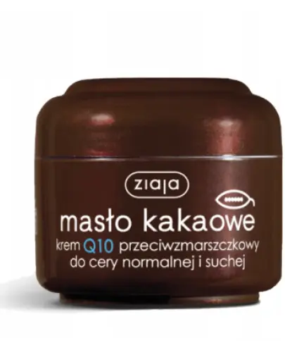 ZIAJA  krem Q10 przeciwzmarszczkowy masło kakaowe 50 ml