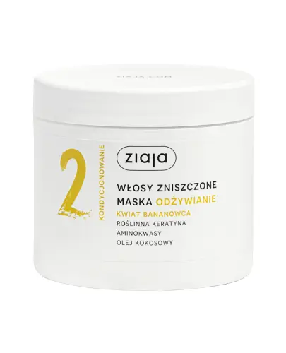 Ziaja Kwiat Bananowca Odżywianie maska do włosów  350ml