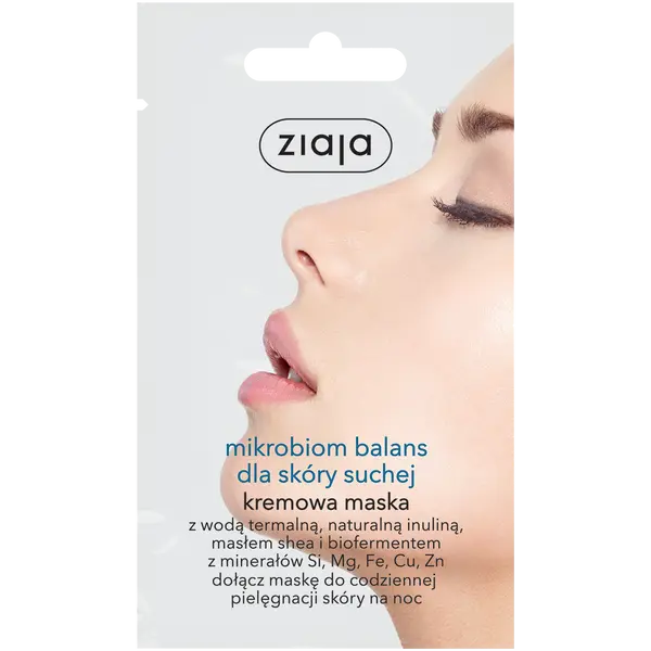 Ziaja Maska mikrobiom balans dla skóry suchej, 7 ml