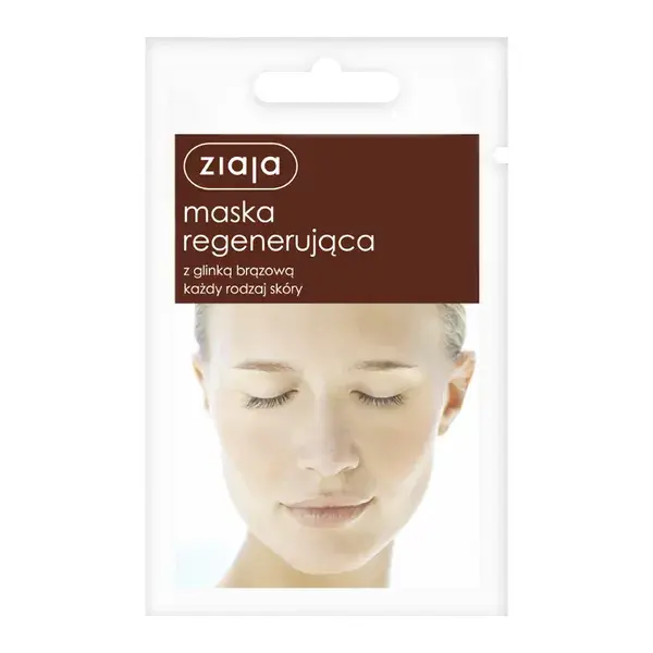 Ziaja Maska regenerująca z glinką brązową, 7 ml