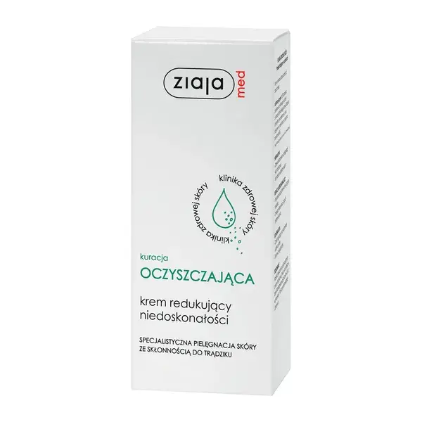 ZIAJA MED KURACJA OCZYSZCZAJĄCA Krem redukujący niedoskonałości, 50ml