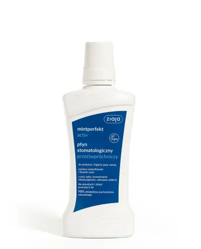 Ziaja Mintperfekt Activ płyn stomatologiczny przeciwpróchniczy 500ml