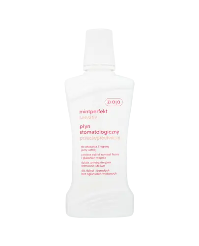 Ziaja Mintperfekt Sensitiv płyn stomatologiczny przeciwpróchniczy 500ml