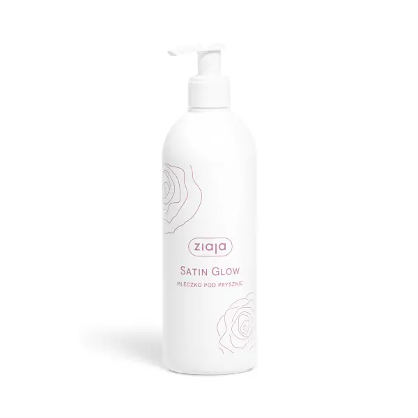 ZIAJA SATIN GLOW MLECZKO POD PRYSZNIC 390ML