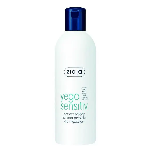Ziaja Yego Sensitiv Żel oczyszczający pod prysznic dla mężczyzn, 300 ml