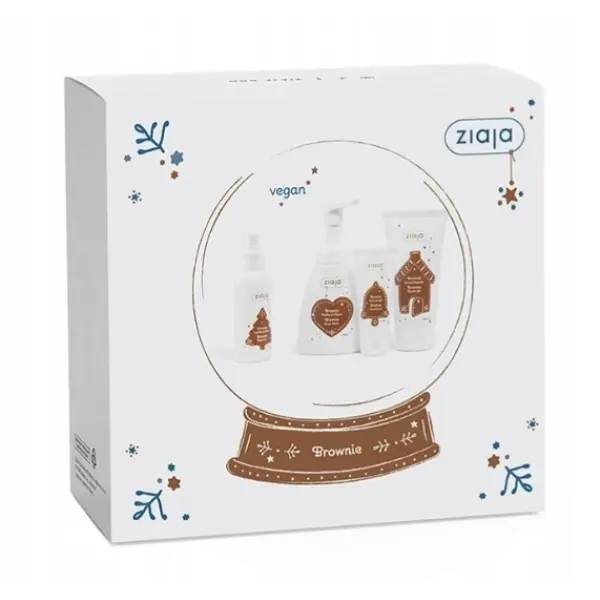 ZIAJA ZESTAW ŚWIĄTECZNY BROWNIE KOSMETYKI DO CIAŁA