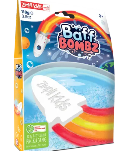 Zimpli Kids Rakieta do kąpieli do zabawy zmieniająca kolor wody 3+